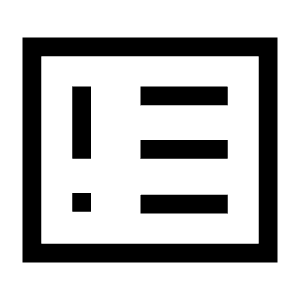 Breaking News Icon from Sharp Line - Material Symbols Set
