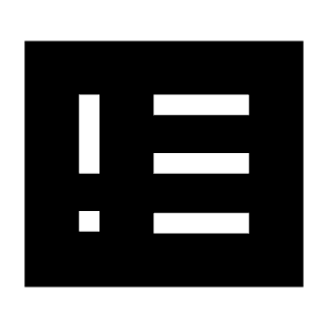 Breaking News Fill Icon from Sharp Fill - Material Symbols Set