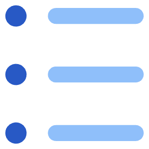 Bullet List Icon from Core Flat Set