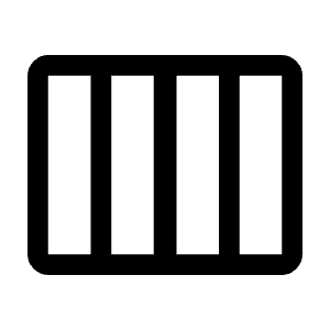 Calendar View Week Icon from Rounded Line - Material Symbols Set