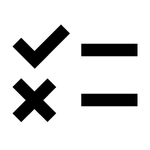 Checklist Alt Icon from Material Pro Line Set