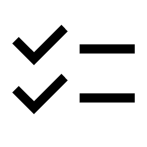 Checklist Fill Icon from Outlined Fill - Material Symbols Set