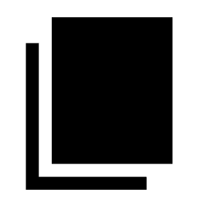 Content Copy Fill Icon from Sharp Fill - Material Symbols Set