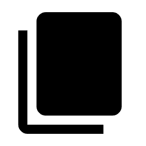 Content Copy Fill Icon from Outlined Fill - Material Symbols Set