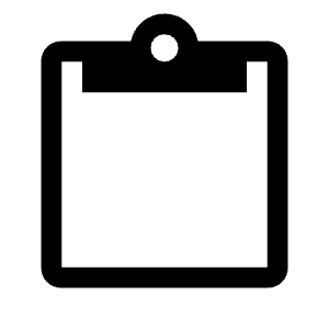 Content Paste Icon from Outlined Line - Material Symbols Set