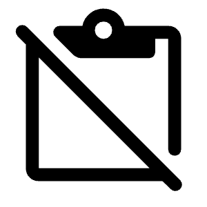 Content Paste Off Fill Icon from Rounded Fill - Material Symbols Set