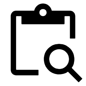 Content Paste Search Icon from Outlined Line - Material Symbols Set