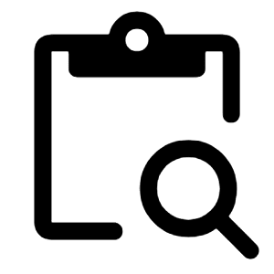 Content Paste Search Icon from Rounded Line - Material Symbols Set