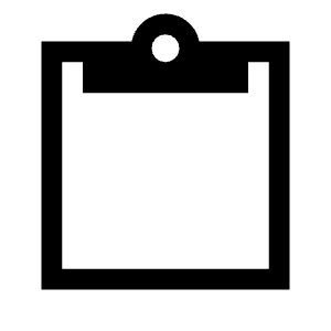 Content Paste Icon from Sharp Line - Material Symbols Set