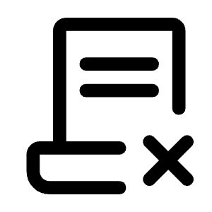 Contract Delete Icon from Rounded Line - Material Symbols Set
