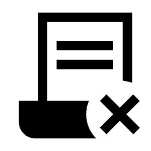 Contract Delete Fill Icon from Sharp Fill - Material Symbols Set