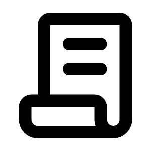 Contract Icon from Rounded Line - Streamline Material Free Set