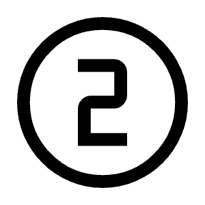 Counter 2 Icon from Outlined Line - Material Symbols Set