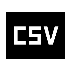 Csv Fill Icon from Sharp Fill - Material Symbols Set