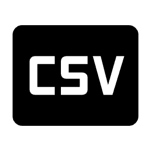 Csv Fill Icon from Outlined Fill - Material Symbols Set