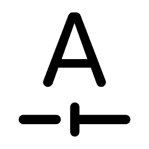 Custom Typography Icon from Rounded Line - Material Symbols Set