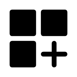 Dashboard Customize Fill Icon from Rounded Fill - Material Symbols Set