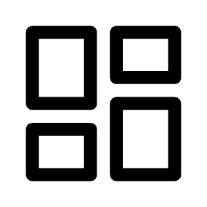 Dashboard Icon from Rounded Line - Material Symbols Set