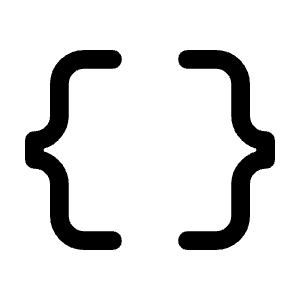 Data Object Icon from Rounded Line - Material Symbols Set