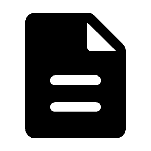 Description Fill Icon from Rounded Fill - Material Symbols Set