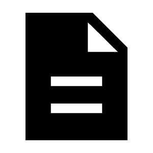Description Fill Icon from Sharp Fill - Material Symbols Set