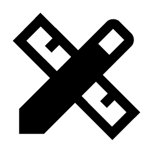 Design Services Fill Icon from Outlined Fill - Material Symbols Set