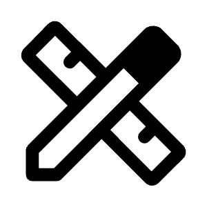 Design Services Icon from Rounded Line - Material Symbols Set