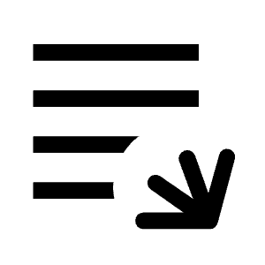 Docs Apps Script Icon from Sharp Line - Material Symbols Set