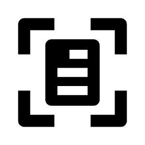 Document Scanner Fill Icon from Outlined Fill - Material Pro Free Set