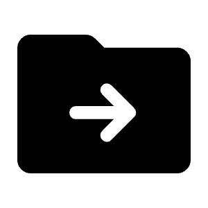 Drive File Move Fill Icon from Rounded Fill - Material Symbols Set
