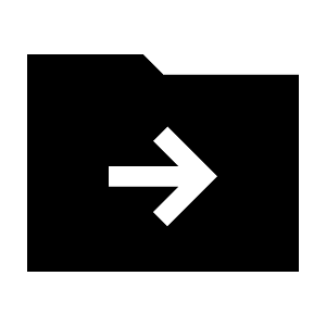Drive File Move Fill Icon from Sharp Fill - Material Symbols Set