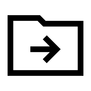Drive File Move Icon from Sharp Line - Material Symbols Set