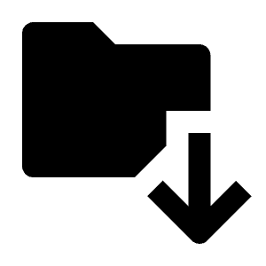 Drive Folder Download Fill Icon from Outlined Fill - Material Pro Free Set