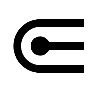 End Cap Round Icon from Outlined Line - Streamline Material Free Set