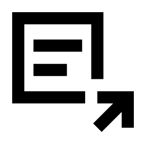 Export Notes Icon from Sharp Line - Streamline Material Free Set