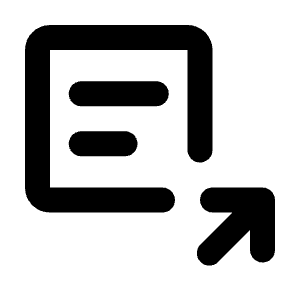 Export Notes Icon from Rounded Line - Streamline Material Free Set