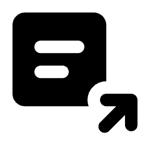 Export Notes Fill Icon from Rounded Fill - Streamline Material Free Set