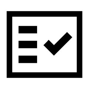 Fact Check Icon from Sharp Line - Material Symbols Set