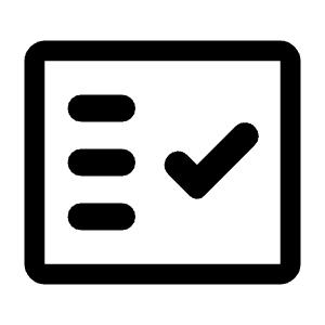 Fact Check Icon from Rounded Line - Material Symbols Set