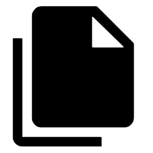 File Copy Fill Icon from Outlined Fill - Material Symbols Set