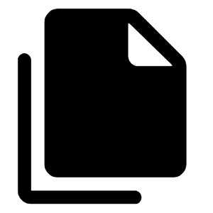 File Copy Fill Icon from Rounded Fill - Material Symbols Set