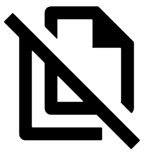 File Copy Off Icon from Outlined Line - Streamline Material Free Set
