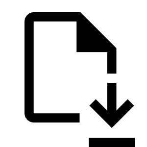 File Save Icon from Outlined Line - Material Symbols Set