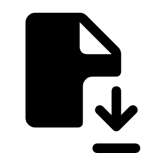 File Save Fill Icon from Rounded Fill - Material Symbols Set
