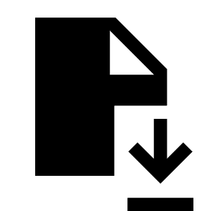 File Save Fill Icon from Sharp Fill - Material Symbols Set