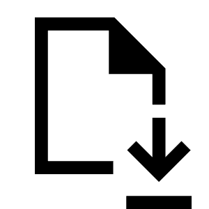 File Save Icon from Sharp Line - Material Symbols Set