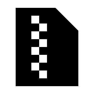 File Zip Fill Icon from Sharp Fill - Streamline Material Free Set