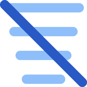 Filter Sort Off Disable Icon from Core Flat Set