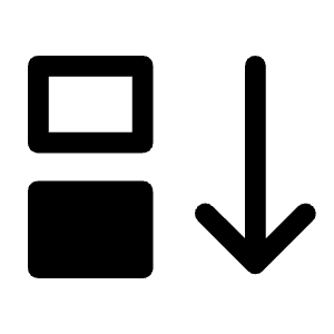 Flex Direction Icon from Rounded Line - Material Symbols Set
