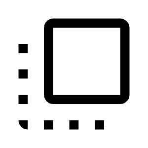 Flip To Front Icon from Outlined Line - Material Symbols Set